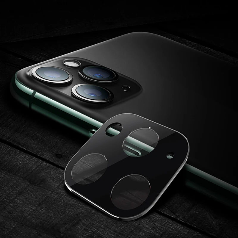 Полная крышка объектива задней камеры для iPhone 11 Pro стекло титанового сплава закаленное стекло для iPhone 11 11 Pro Max Взрывозащищенная пленка