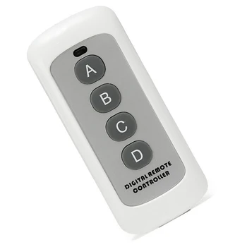 

433MHz 4 Button EV1527 Code Remote Control Switch RF Transmitter Wireless Key for Smart Home Garage Door Opener