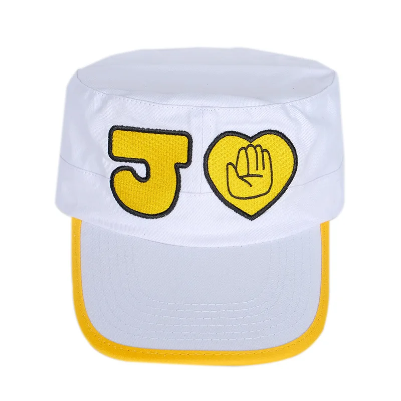 Kujo Jotaro Baseball Caps White Hat 