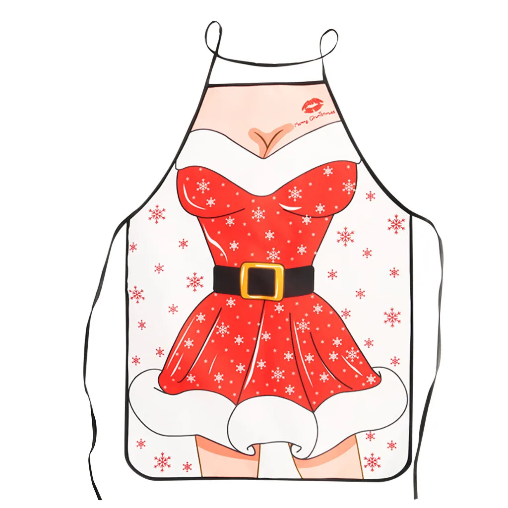 Printing Kitchen Apron Santa Apron Elf Apron Christmas Decorations Household Family Home Accessories Dropshipping New Arrivals