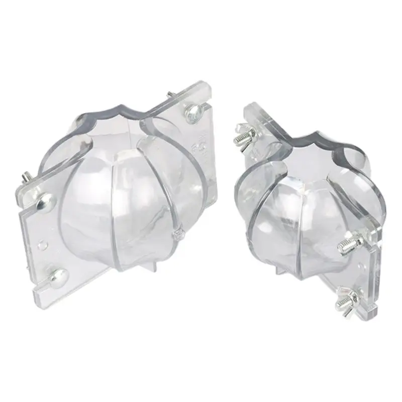Восьмиугольная Сферическая форма акриловая свечная форма ручной работы восковая форма для мыла инструмент для украшения сушеных свечей для цветов