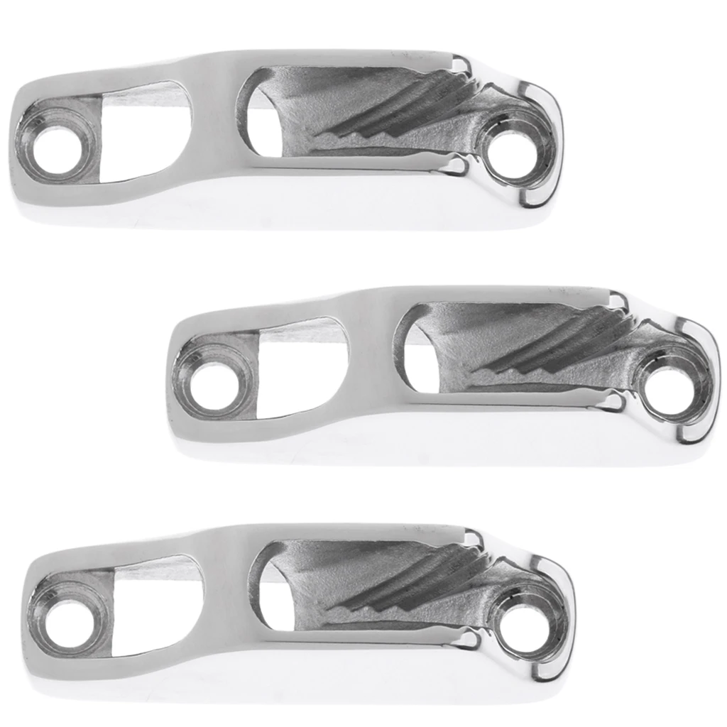 3 шт. Морская Лодка сталь 1/" до 1/4" веревочная Скоба Junior Fairlead веревка