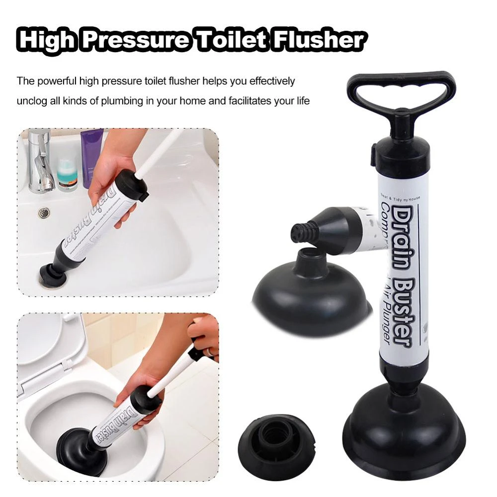 Toilet Plunger, Powerful Highpressure Toilet Dredge, Drain Unblocker