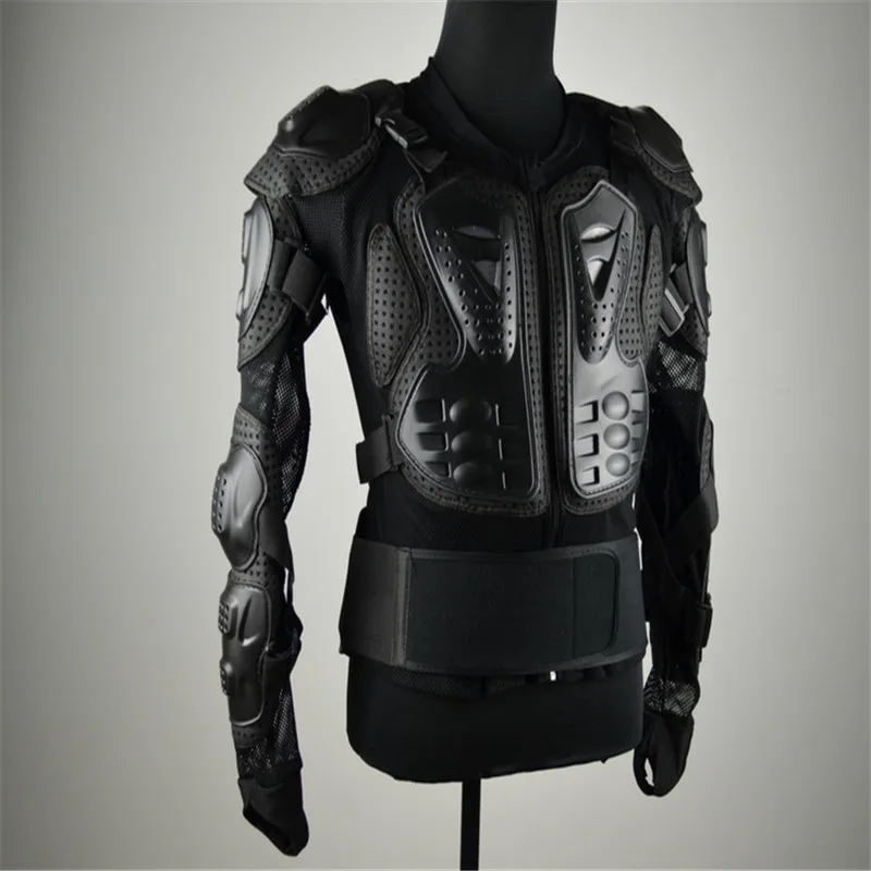 Мотоциклетная куртка для мотогонок, мотокросса, позвоночника, груди, плеча, защитный S-XXXL, черный