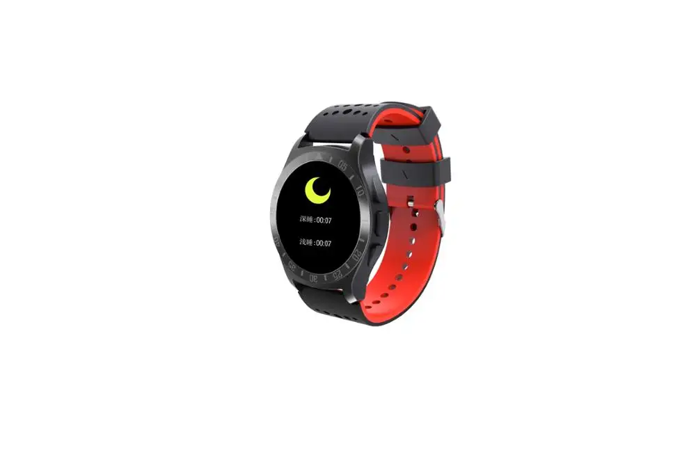 Смарт-часы KY009 с Bluetooth, браслет MTK2502, 1,3 цвет, кровяное давление, устройство для фитнеса Для Xiaomi Android и IOS - Цвет: Красный