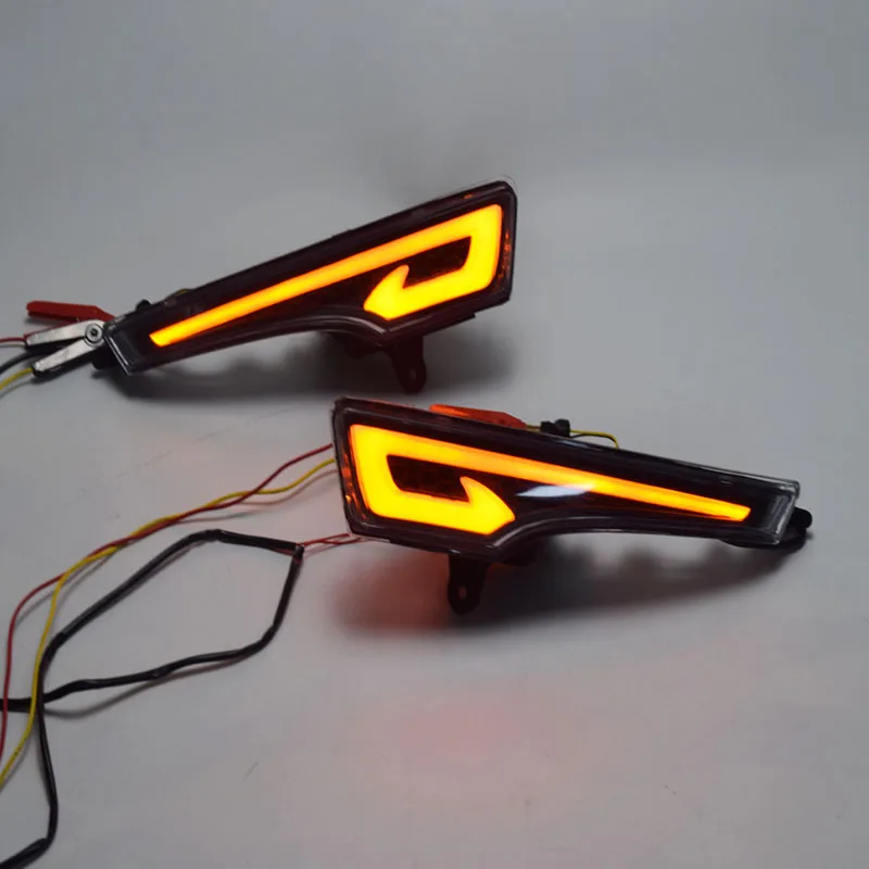 1Pair Car LED DRL Daytime Running Lights for Nissan Altima Teana 2013 Lamp Bumper Fog light Lamp cover Styling Driving
