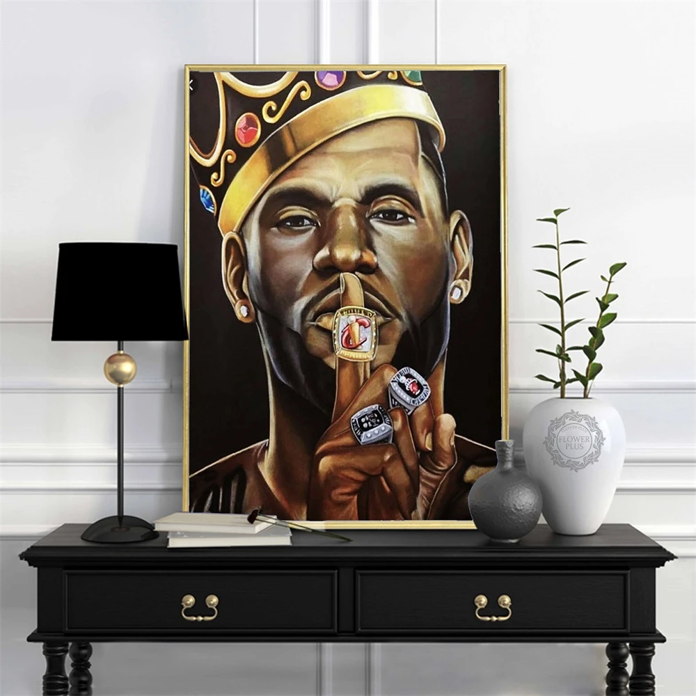 lebron james painting