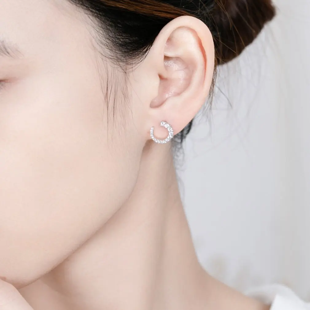 Серьги в форме Луны уникальный дизайн гипоаллергенные серьги женские сережки Ювелирные изделия подарок на день рождения для женщин