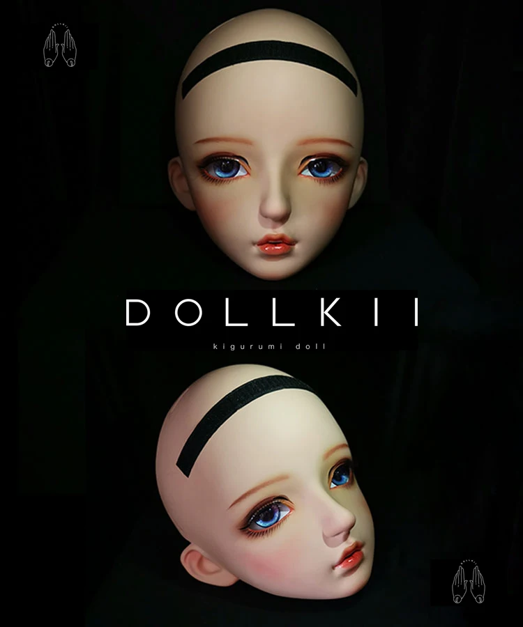 Dollkii 13) Женская Девушка кремнезема Косплей BJD переодевание кигуруми Голова маска Аниме ролевые игры вечерние Трансвестит кукольная маска