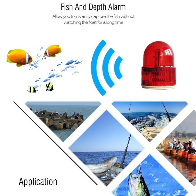 Smart Portable Depth Fish Finder with 100M Wireless Sonar Sensor Echo Sounder LCD Fishfinder Lake Sea Fishing Saltwater fishing accessories fish finder