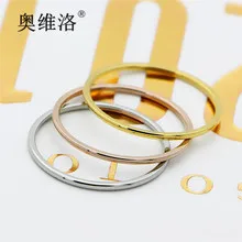 Orville Luo Cool Couple Ring Romantic Fashion Popular Couple Rings Carving Cross Titanium Steel Ring