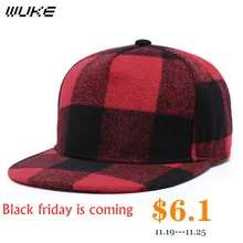 Унисекс наружная Регулируемая Кепка Snapback s хип-хоп Мужская Бейсбольная Кепка из замши с плоскими полями в клетку для взрослых Snapback скейтборд