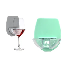 Ватт пластиковый держатель для винного стекла для Ванной Душа красное вино стекло шелковистый крепкий винный Стеклянный Стеллаж для хранения кухонная стойка