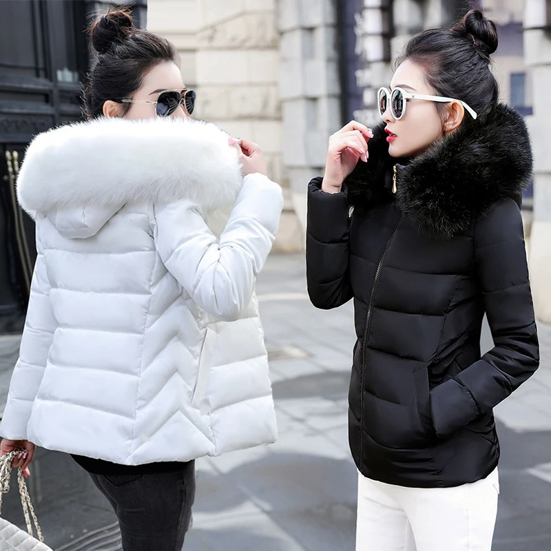 Down Parkas Female Jacket Coat Slim 