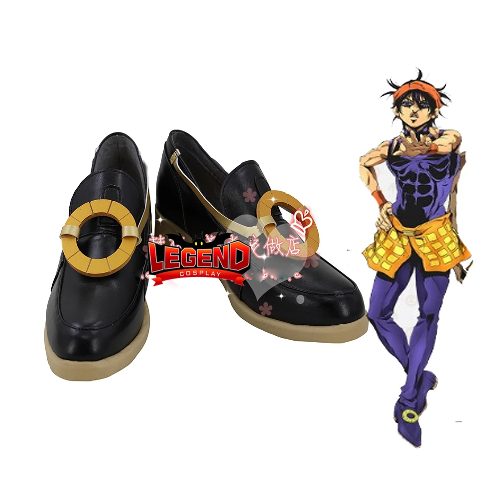 Аниме JOJO для невероятное приключение 5 Narancia Ghirga Косплэй, обувь для костюмированной вечеринки, изготавливаемая на заказ мужские ботинки