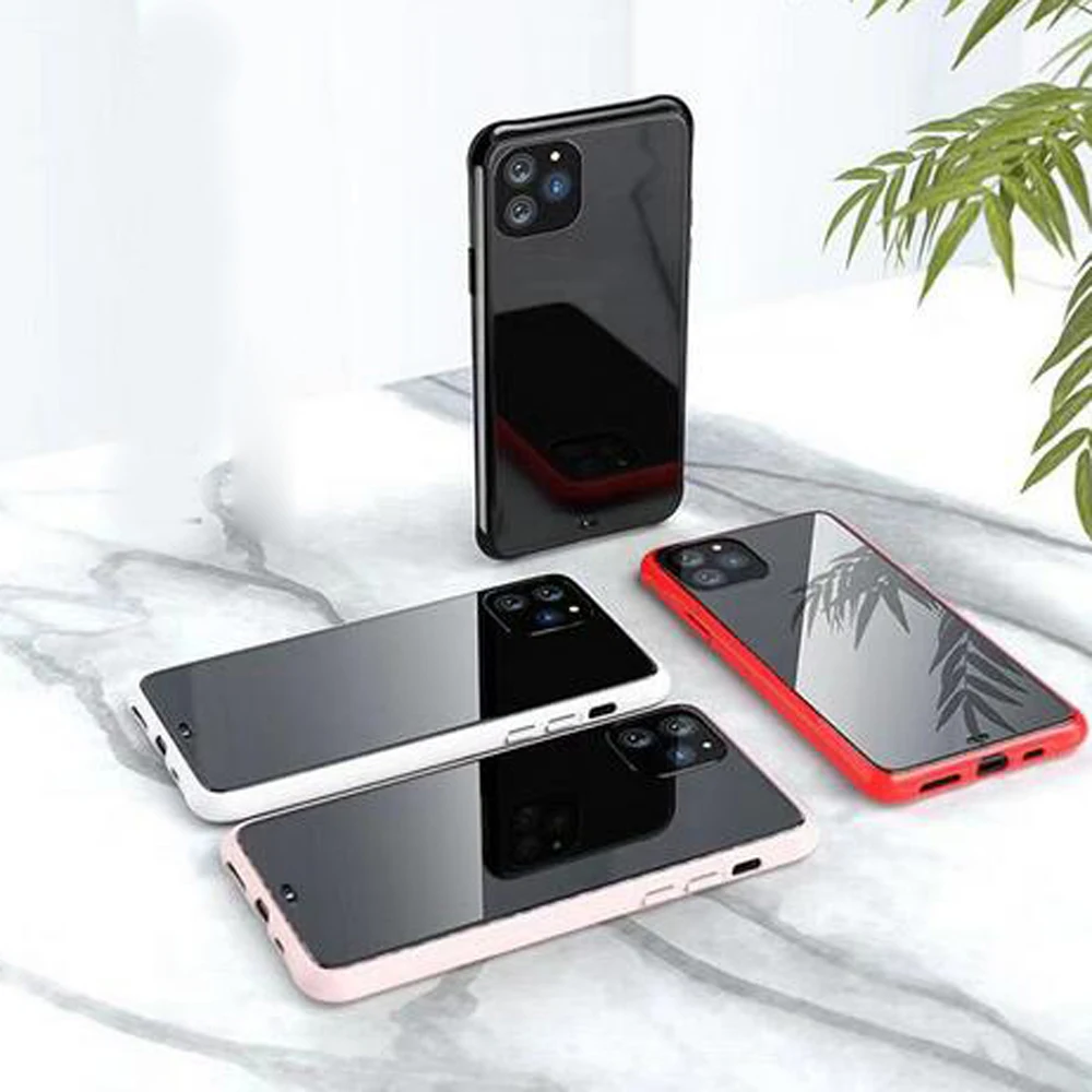 100 шт роскошный кристально чистый чехол-накладка для iPhone 11 pro MAX ультра тонкий