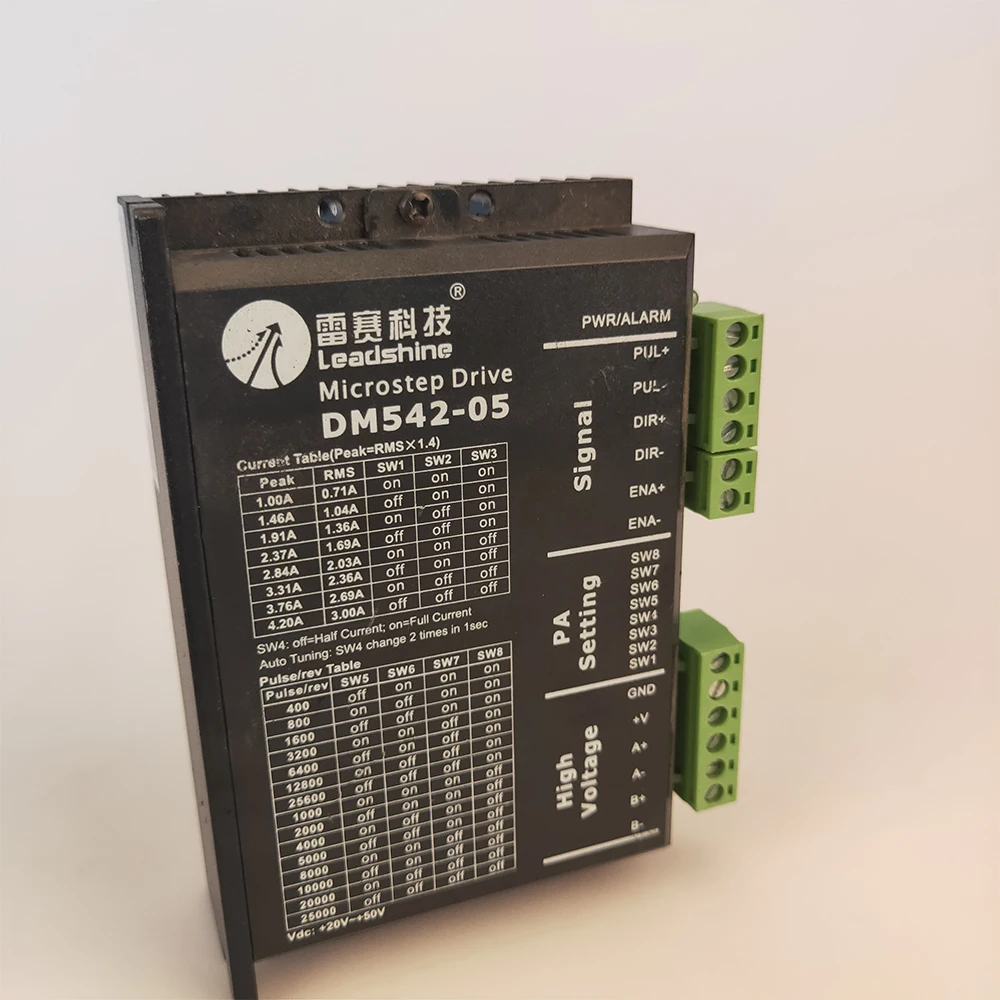 Leadshine DM542 микростеп привод двигателя DM542-05 двигатель шаговый двигатель привод высоковольтный электродвигатель