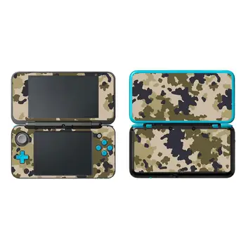 

2in1 Kits 0169 with One Set of Skin Sticker + One Set of Transparent Crystal Case , for Nintendo New 2DS XL/LL