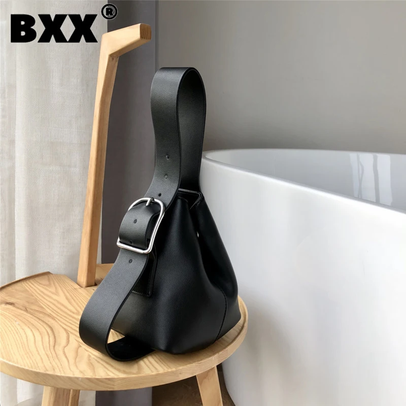 [BXX] 2020 Осенняя элегантная однотонная сумка через плечо с цепочкой для женщин