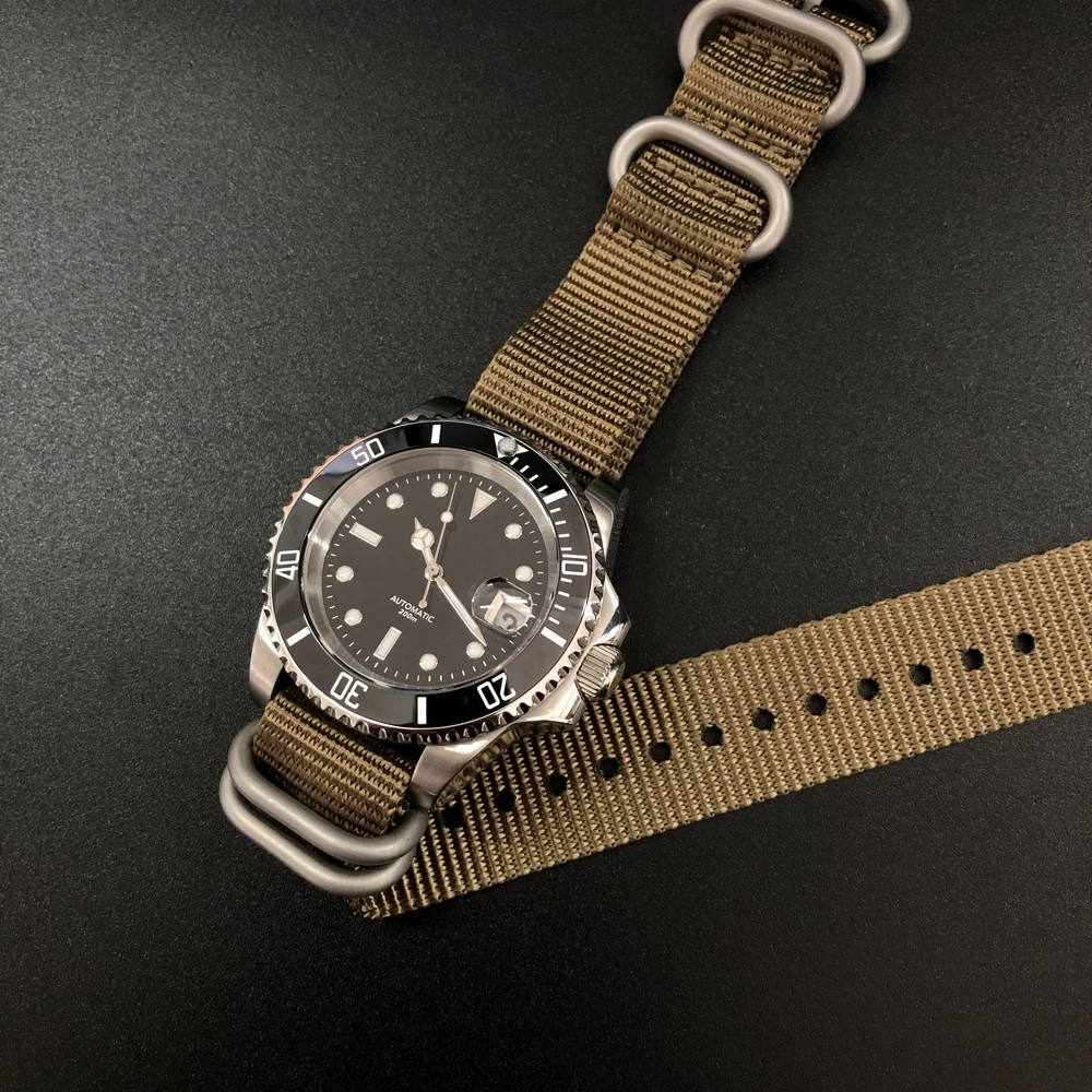 Сталь DIVE 1987 316L сталь нержавеющая 200 м часы для дайвинга механические Япония 8215 автоматические механические мужские часы календарь Luminou