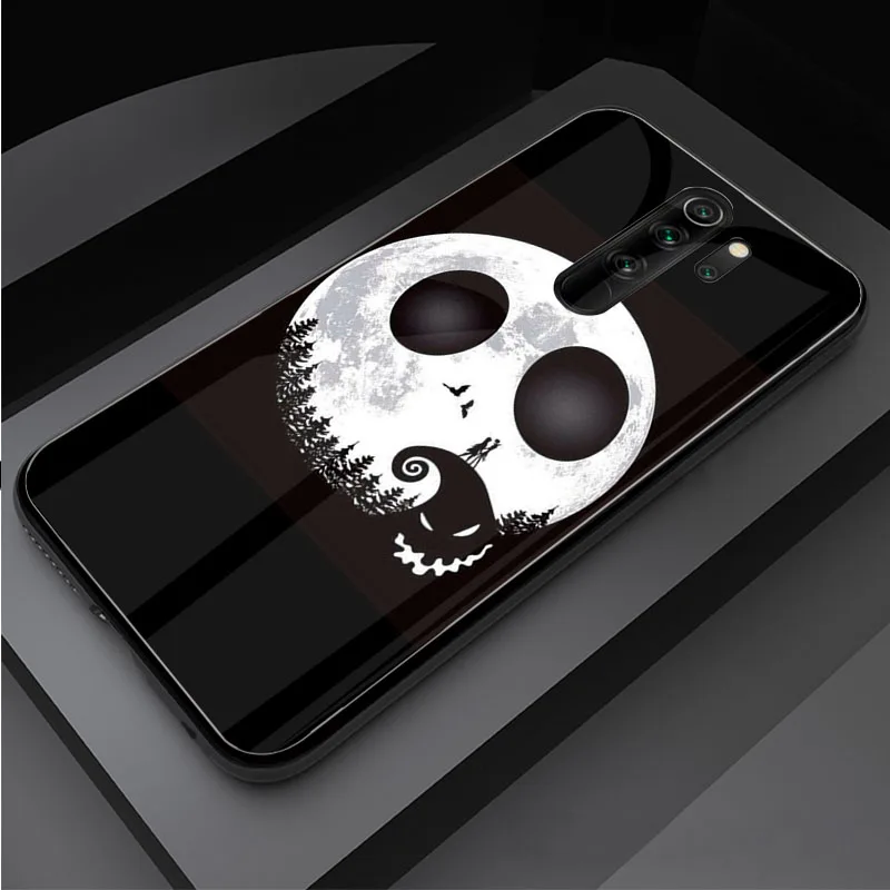 case for xiaomi Corpse Bride Tempered Glass Case For Redmi 8 9 5Plus 6PRO 7A Note 6 7 8 8T 9S 9 pro xiaomi leather case cosmos blue