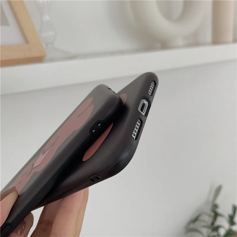 Для iphone 11 Pro Max милый мультфильм есть печенье медведь Модный мягкий чехол мобильный чехол для телефона для iphone 6 6s 7plus 8 plus X XR XS MAX