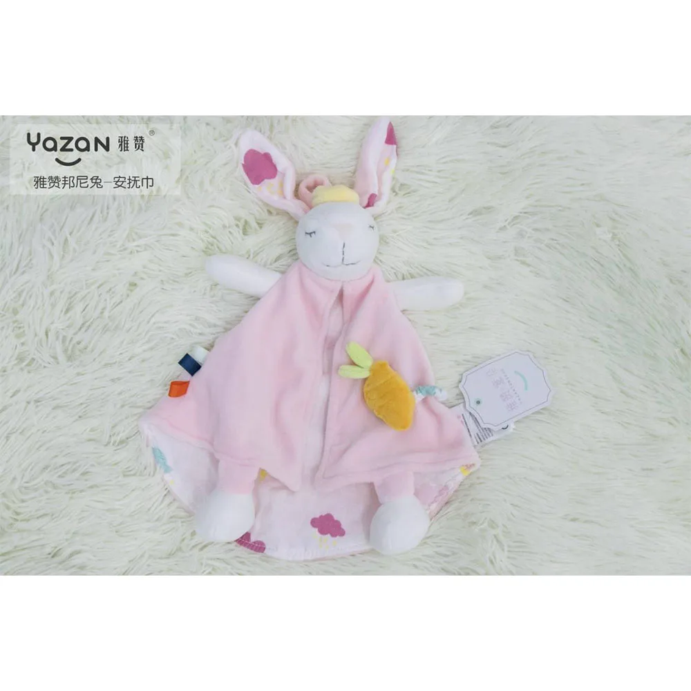 

Yazan bonny Rabbit Comforting Towel Super Soft Newborn Teeth Blanket Newborn Gift Comforting Towel Baby Educational Plush toy