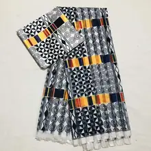 Высокое качество цифровой печатный воск дизайн Африканский атлас Ткань Органза Шелковый узор атласная шелковая ткань для вечернего платья lisa01