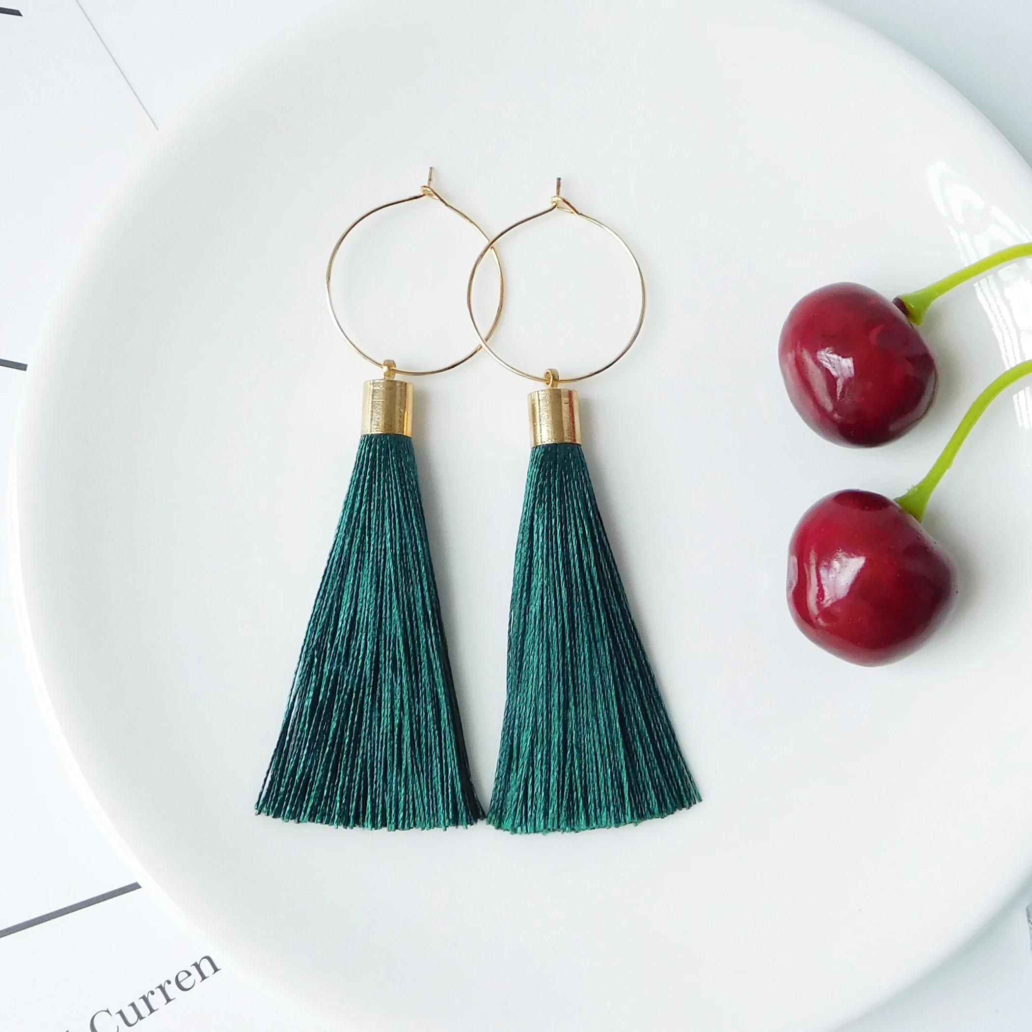 Новинка 2020 Лидер продаж богемные европейские и американские серьги ручной