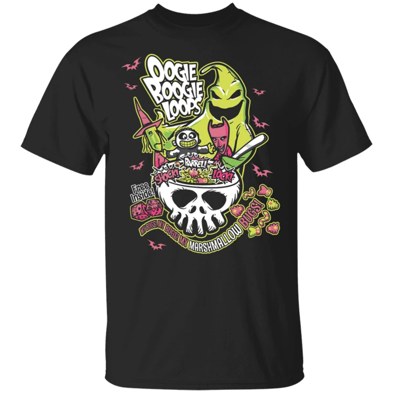 Men'S Halloween 2019 Oogie Boogie Loops T-Shirt Size M-3Xl Cotton Short Sleeve Tee Shirt |