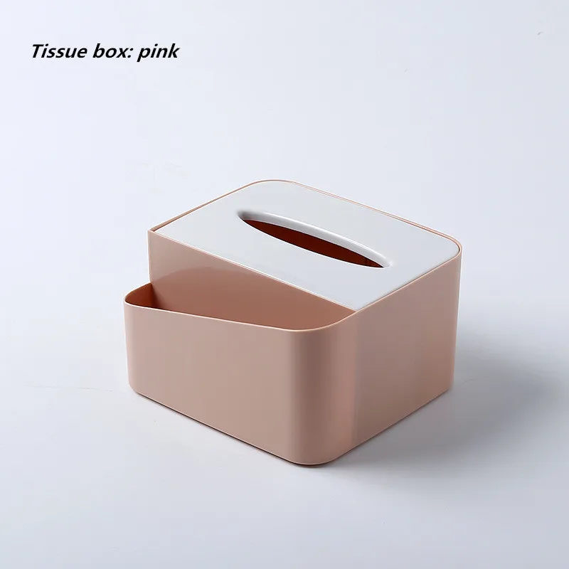 Creative tissue box multi-function tissue storage box home living room remote control storage desktop coffee table storage box