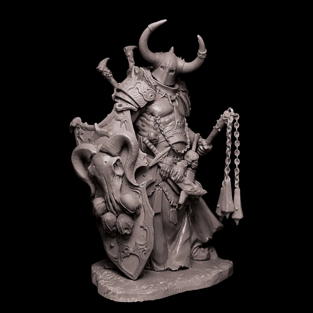 1/24 ancient warrior stand with shield   Resin figure Model kits Miniature gk Unassembly Unpainted