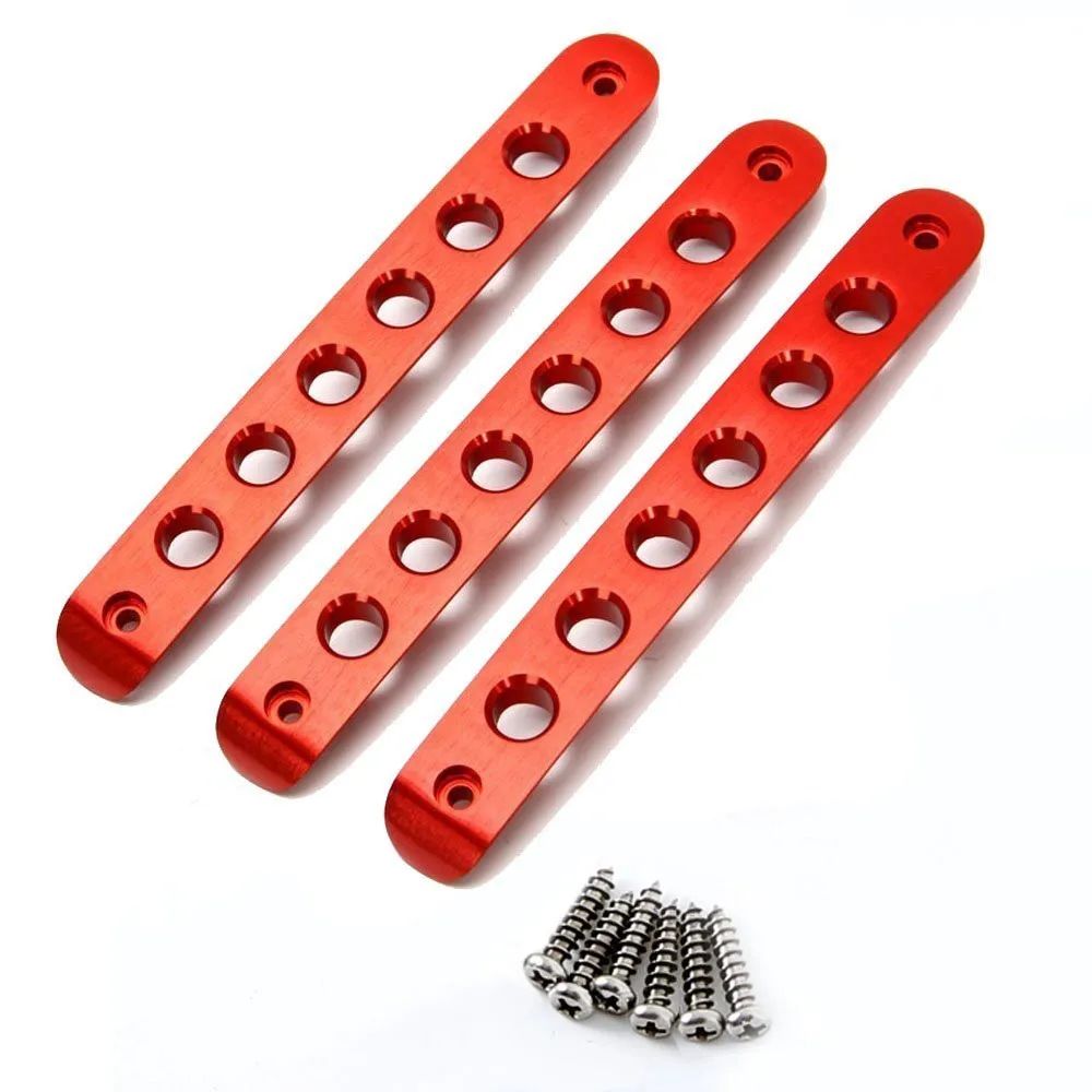 Red 2 Door JK Unlimited Front Door & Back Door Aluminum Grab Handle Cover for 2007 - 2015 Jeep Wrangler (5)