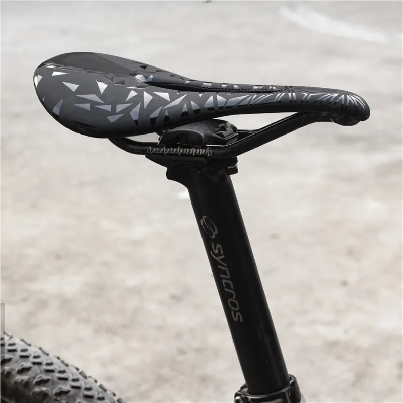 Карбоновое + кожаное седло для шоссейного велосипеда MTB велосипедное горного
