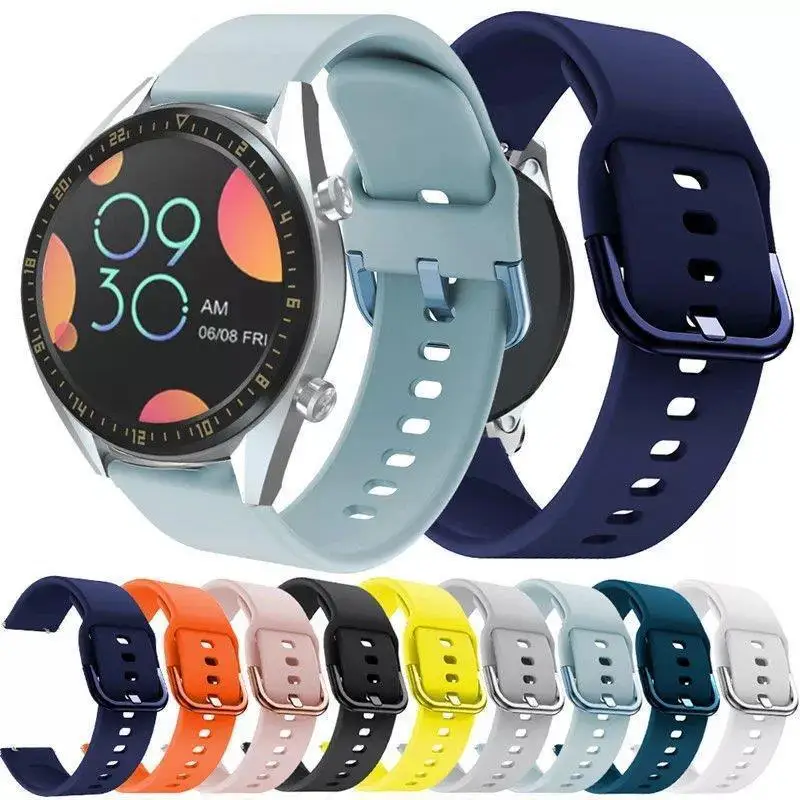 

Ремешок для часов Huawei Watch GT2 / GT3, силиконовый ремешок для часов Honor, Huami, Samsung, Garmin, Универсальный сменный 20 / 22 мм