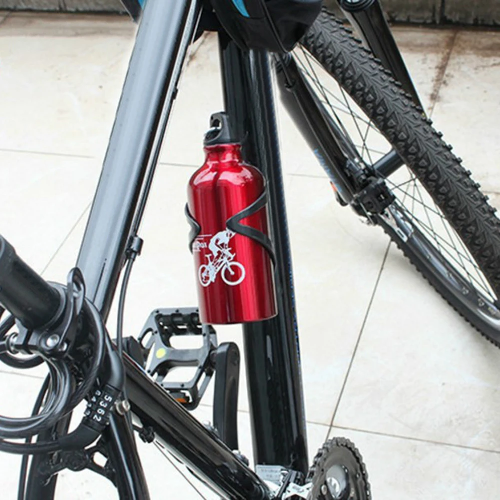 500 мл портативная Спортивная бутылка из нержавеющей стали, прямая бутылка для напитков, для езды на велосипеде, холодный чайник, для улицы, термос, чашка, инструмент для питья