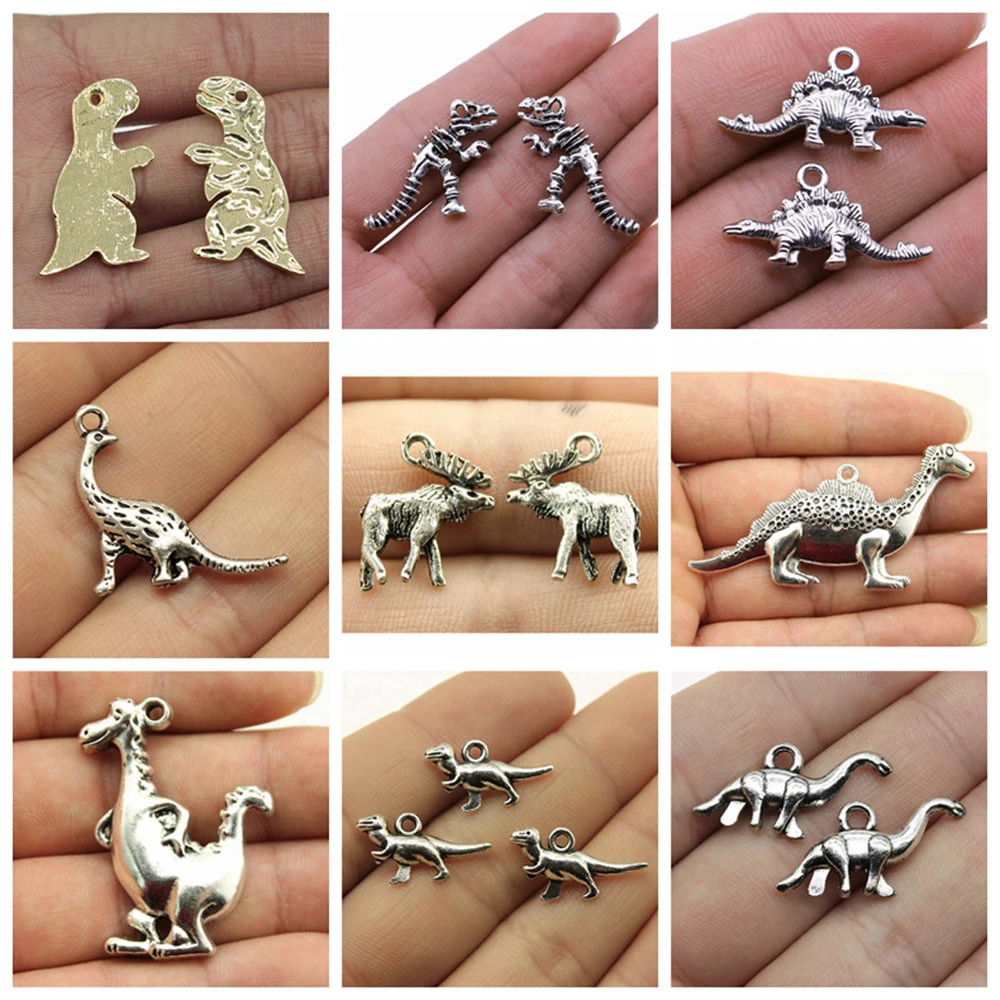 Wholesale Jewelry Lots Dinosaur Charms Crafts For Kids Jewelry Crafts