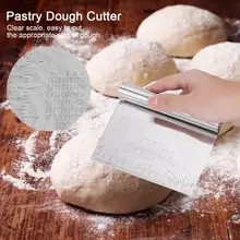 2 шт. из нержавеющей стали скребок для теста пиццы резак для выпечки лопатки для теста помадка украшения торта инструменты кухонные аксессуары