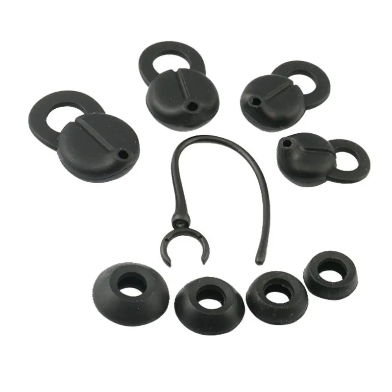 

9Pcs Ear Buds Gels Earmuff Ear Tip Hook Loop Clip Replacement for Jawbone ERA/EAR Icon HD Wireless Bluetooth Headset Accessories