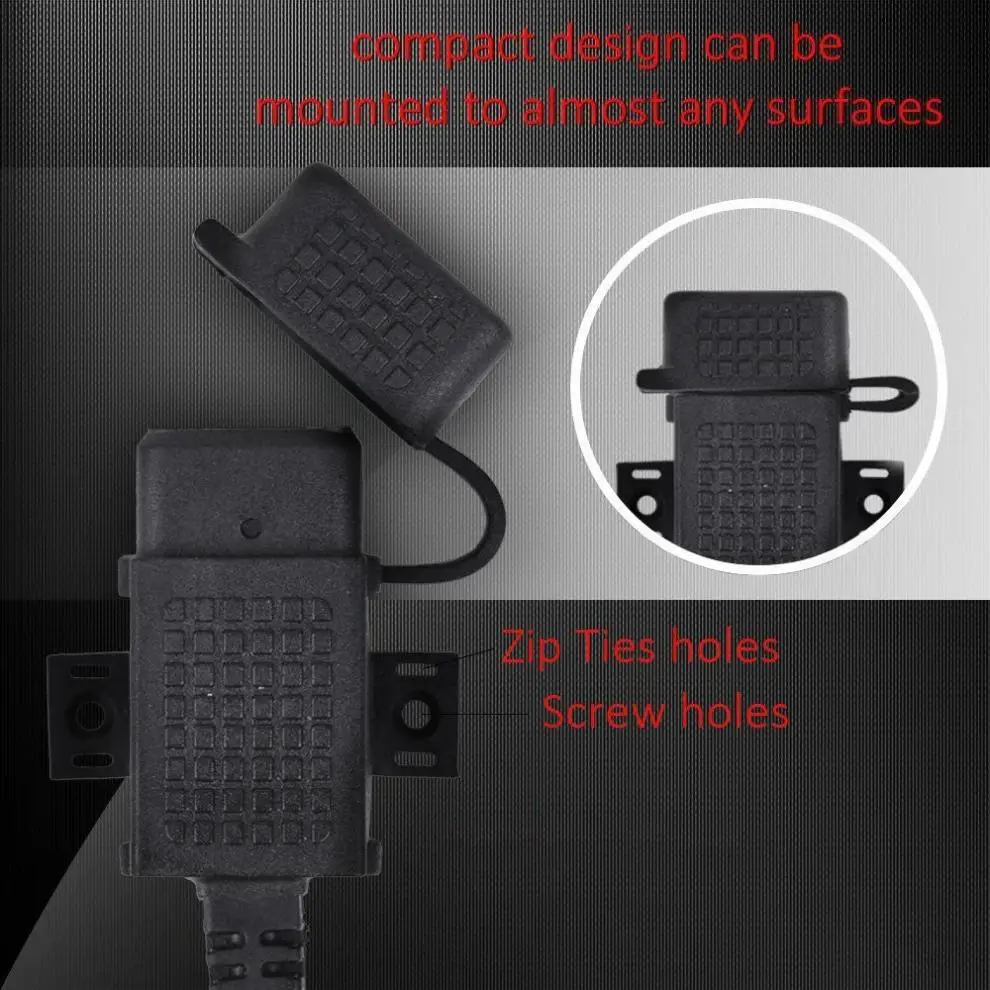 12V Водонепроницаемый мотоцикл SAE USB телефон GPS MP4 Зарядное устройство кабель