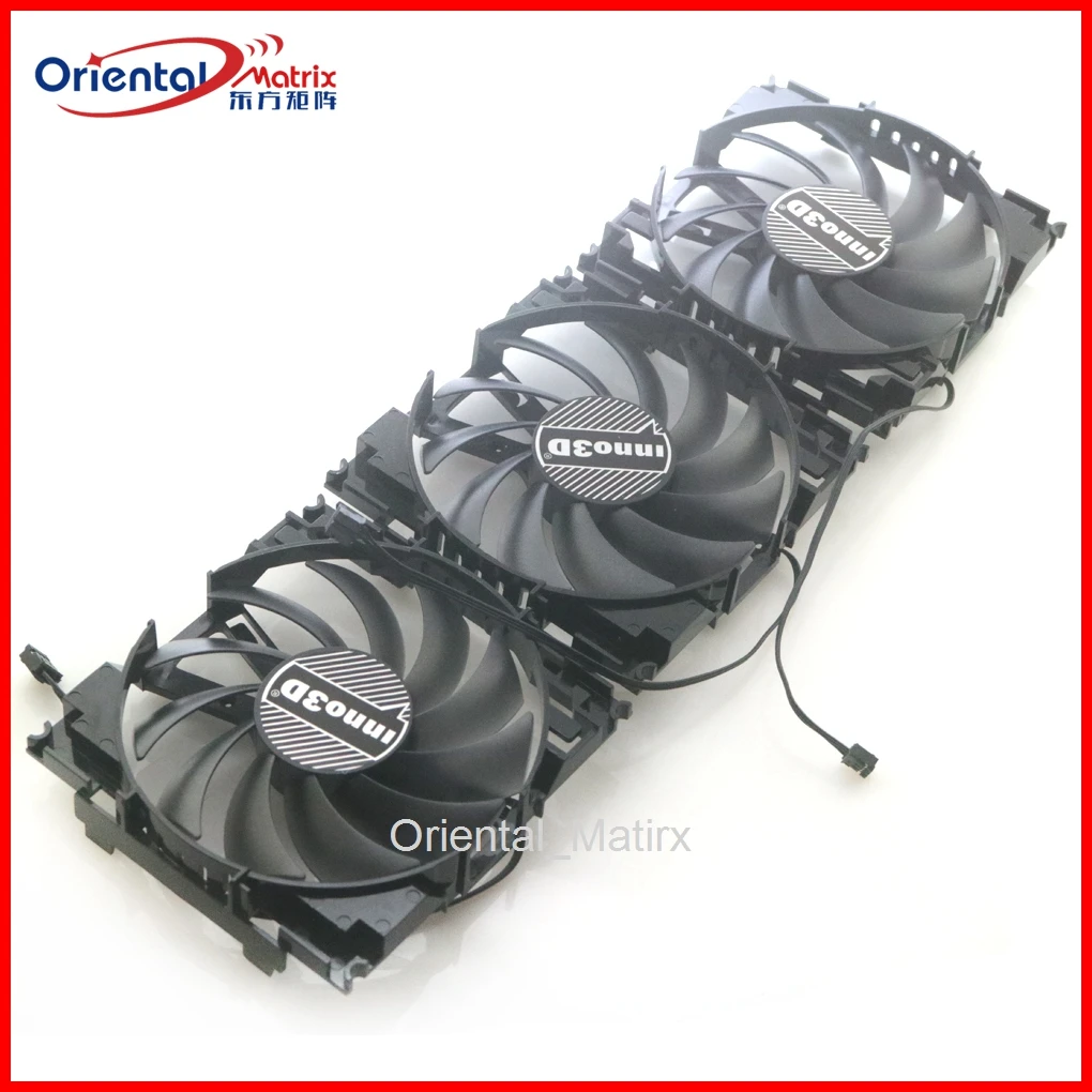 3pcs/lot CF-12915S DC12V 0.35A 85mm VGA Fan For INNO3D GTX770 780 780ti Graphics Card Cooling | Компьютеры и офис