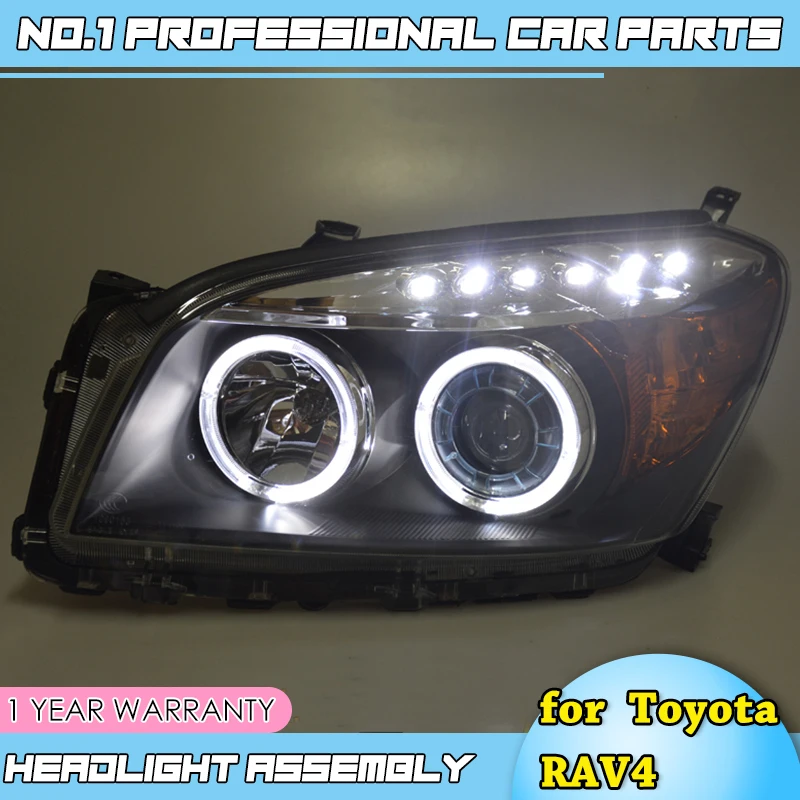 Первоклассный автомобильный Стайлинг для Toyota RAV4 фары 2009 2010 2011-2013 для RAV4 светодиодный свет Q5 Биксеноновые линзы h7 Ксеноновые фары