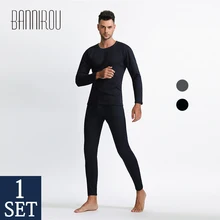 Комплекты термобелья для мужчин, зимнее термобелье, кальсоны, зимняя одежда для мужчин, толстая термобумага, однотонная, Прямая поставка