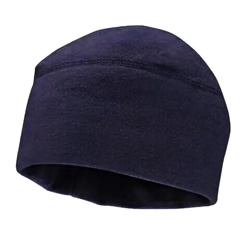 Унисекс зимние мягкие теплые часы кепки сплошной цвет флис утолщенная Военная армейская шапка бини ветрозащитный Открытый кепки s - Цвет: L