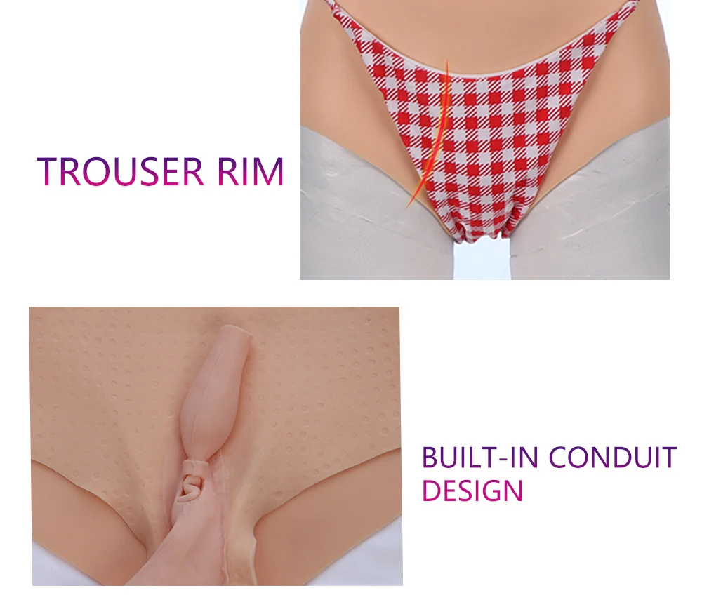 7TH Butt Lift Fake Vagina Underwear Crossdresser Transgender Drag Queen Sissy  Cosplay Male to Female Silicone Realistic Vagina Panties (8)