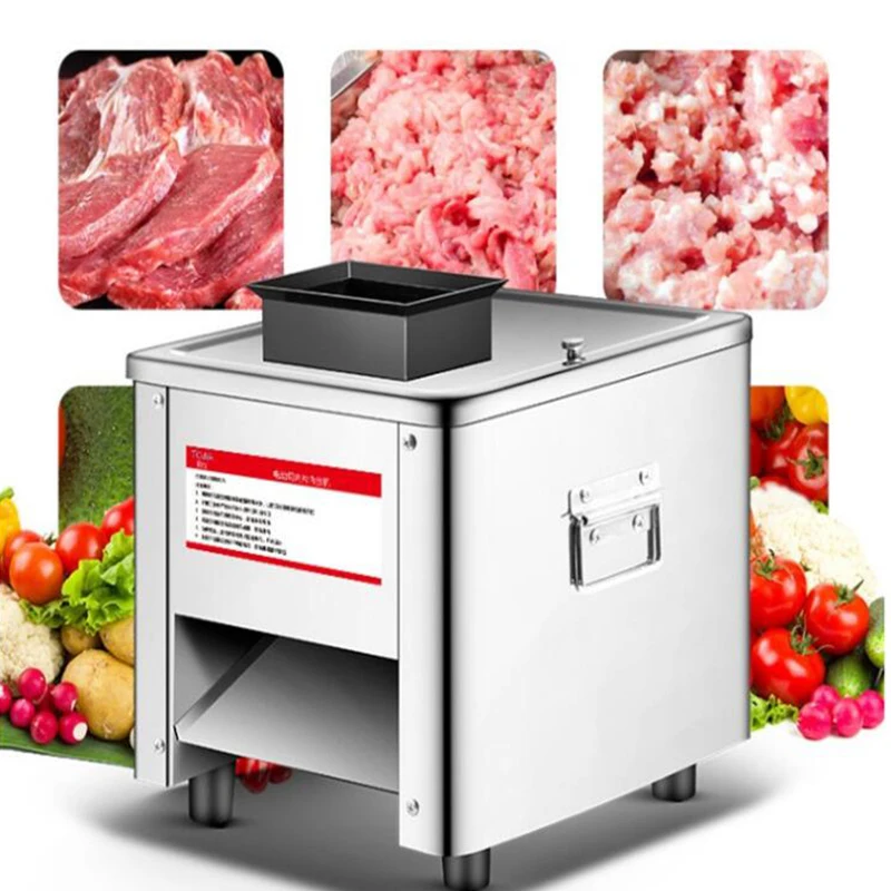 850w Commercial Meat Slicer Electric Meat Slicing Machine Automatic Meat Cutter Stainless Steel