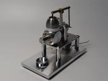

external combustion Stirling engine model micro generator mini steam engine