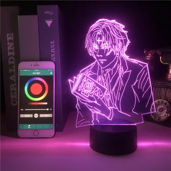 

HUNTER Smart Phone Control 3D anime Lamp Japanese Anime Kulolo Lushilufelu Touch Sensor Children's Night Light Color Changing