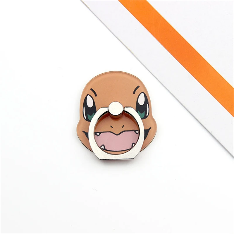 C Pokemon Go Pocket Monster Pikachu косплей реквизит Poke Ball Cute Charmander Psyduck держатель для мобильного телефона Регулируемая рамка - Цвет: C