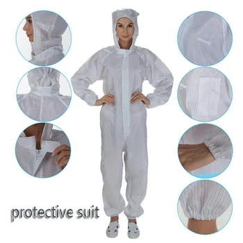 

Disposable Waterproof Oil-Resistant Protective Coverall For Spary Painting Decorating Clothes Overall Suit S/M/L/2XL/3XL